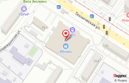 Магазин швейной фурнитуры, ООО М плюс на Технической улице на карте