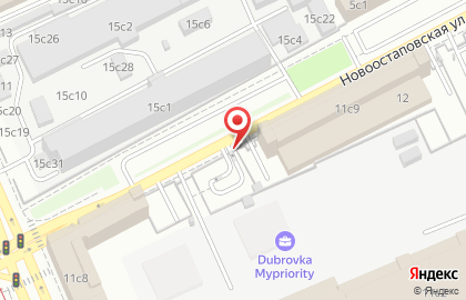 Технолидер на Новоостаповской улице на карте