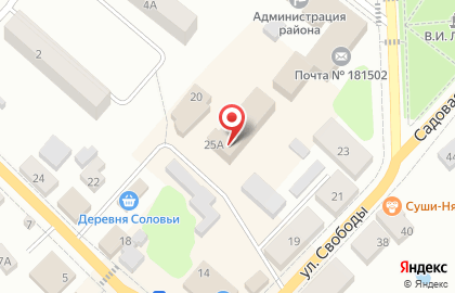 Отдел судебных приставов Печорского и Палкинского районов на карте