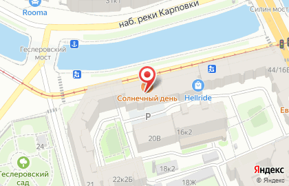 Грани на Петроградской на карте