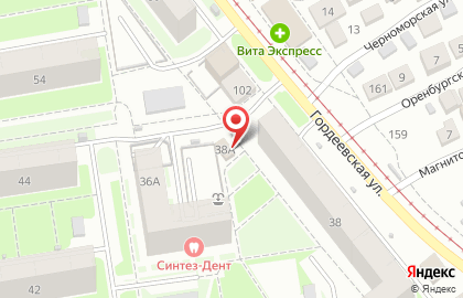 Продуктовый магазин Малыш на Гордеевской улице на карте