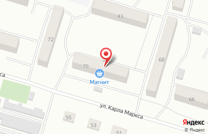 Кондитерская Магнит на улице Карла Маркса на карте