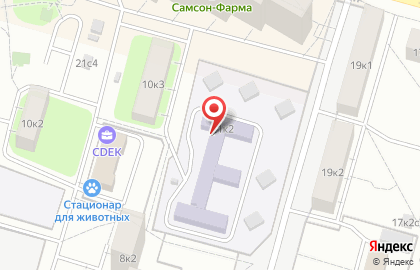 Средняя общеобразовательная школа №281 с дошкольным отделением в Бабушкинском районе на карте
