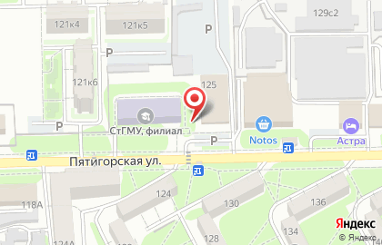 Кафе Домашняя выпечка на Пятигорской улице на карте