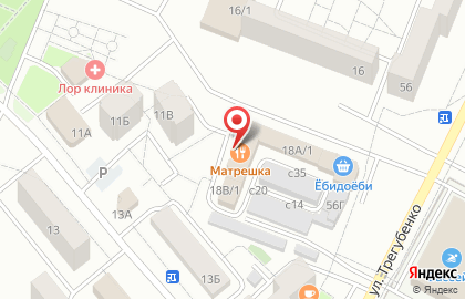 Кафе Матрешка в Красноярске на карте