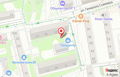 Магазин продуктов, ИП Мурадова Г.З. на карте