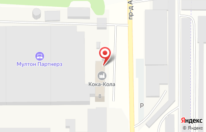 Торгово-производственная компания Кока-Кола ЭйчБиСи Евразия в проезде Автомобилистов на карте