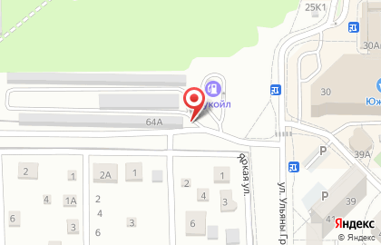 Автостоянка в Калининграде на карте