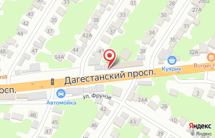 Автомастерская ГАЗ в Дагестанских Огнях на карте