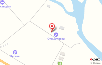 База отдыха Отдых у реки в Горно-Алтайске на карте
