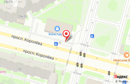 Киоск по продаже печатной продукции Новая пресса на Комендантском проспекте на карте