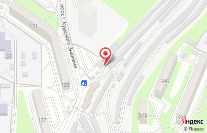 Автомастерская Гараж на проспекте Красного Знамени на карте