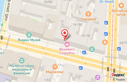 Мини-отель Невский 72 на карте