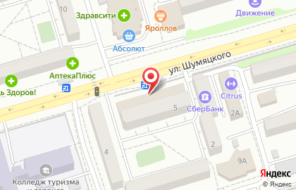 Служба доставки ДПД в Октябрьском районе на карте