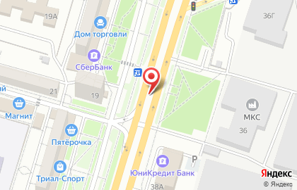 Рекламный щит 3х6м. на улице Доваторцев 36Р на карте