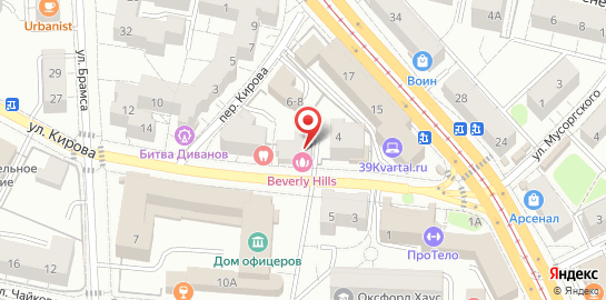 Салон красоты Beverly hills на карте