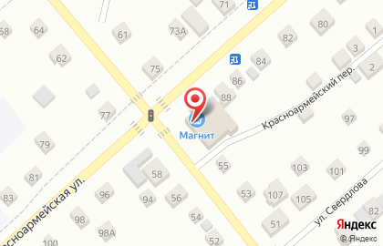 Салон-парикмахерская Злата на Красноармейской улице на карте