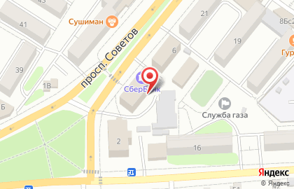 Юридическое агентство Солнышко в Железнодорожном районе на карте