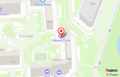 Мини-отель Афиша Сити на карте