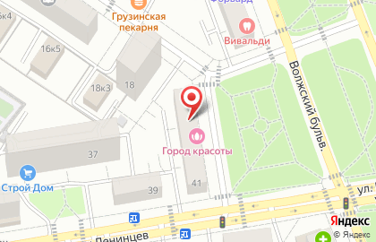Молодежная ассоциация Юго-Восточного административного округа на карте