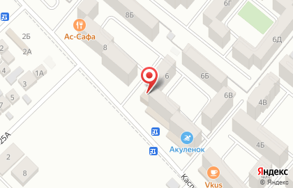 Ателье по пошиву постельного белья Глория на Каспийской улице на карте