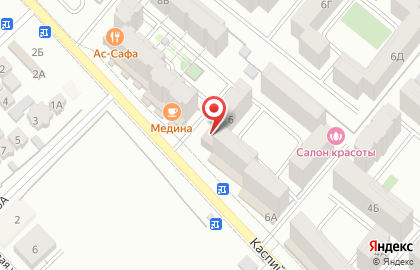 Ателье по пошиву постельного белья Глория на Каспийской улице на карте