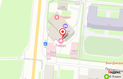 Баня Гларус на карте