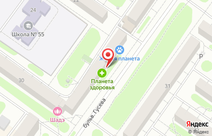 Кондитерская Шоколадница на бульваре Гусева на карте