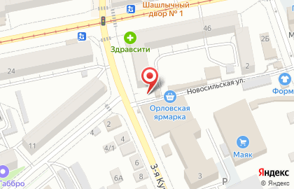 Магазин Родное село на улице Пушкина на карте