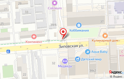Строительная компания ОБД-Инвест на ​Зиповской на карте