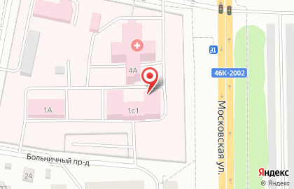 Львовская районная больница в Больничном проезде на карте