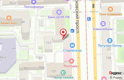 Юридическая компания в Санкт-Петербурге на карте