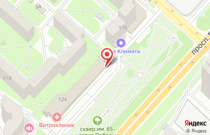 Салон дизайна штор Decor City в Октябрьском округе на карте
