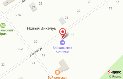 Турбаза Байкальская солянка на карте