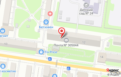Центрально-Черноземный банк Сбербанка России на Союзной улице, 12 на карте