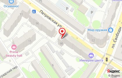 Эврика на Петровской улице на карте