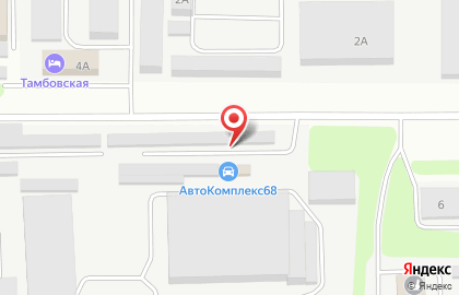 Автосервис АвтоКомплекс68 на Советской улице на карте