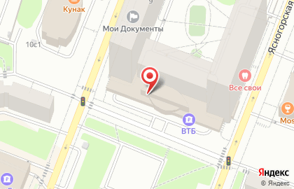 Мебельный салон в Москве на карте