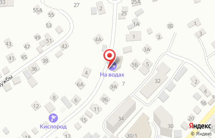 Хостел На Водах на карте