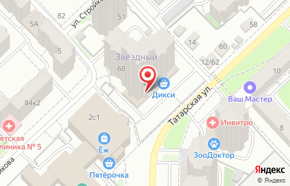 Гостевой комплекс Живинка на Татарской улице на карте