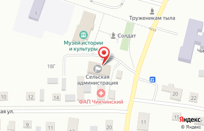 Почтовое отделение, с. Чикча на карте