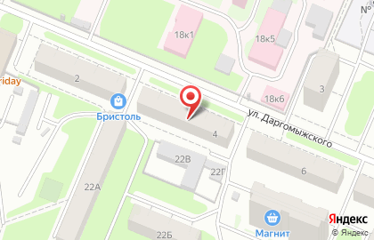 ОАО Волго-Вятский банк Сбербанка России на улице Даргомыжского на карте