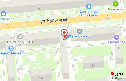 Гостиница Константа в Сормовском районе на карте