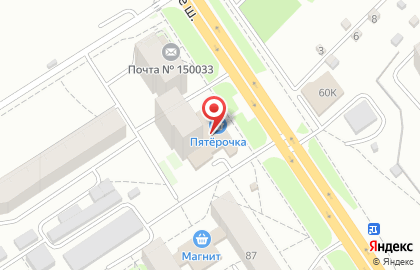 Продуктовый магазин Север-21 в Дзержинском районе на карте
