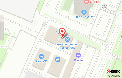 Автомагазин в Санкт-Петербурге на карте
