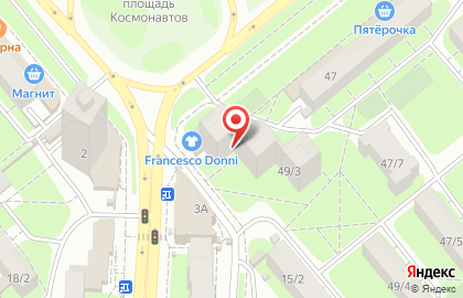 Парикмахерская Карина на улице Космонавтов на карте