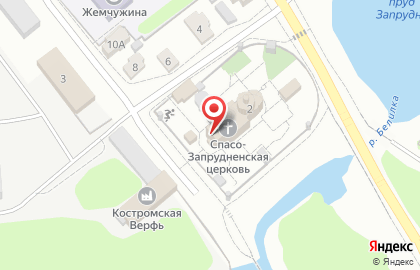 Свято-Запрудненская церковь на карте