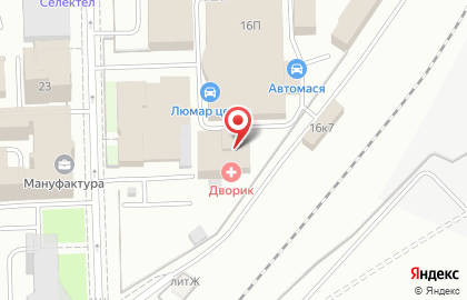 База отдыха Дворик на Московских воротах на карте