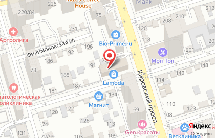 Веб-студия Сеослон на Лермонтовской улице на карте