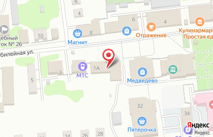 Тепличное на Юбилейной улице на карте
